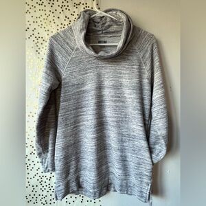 Aerie Pullover Sweater w Side Pockets in Heather Gray Comfy Lounge size XS